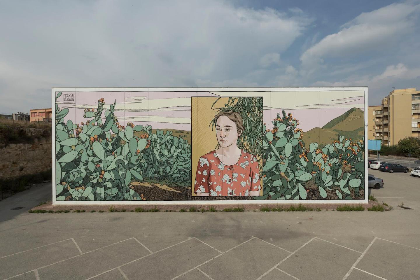 2018 mural for Festiwall in Ragusa, Sicily